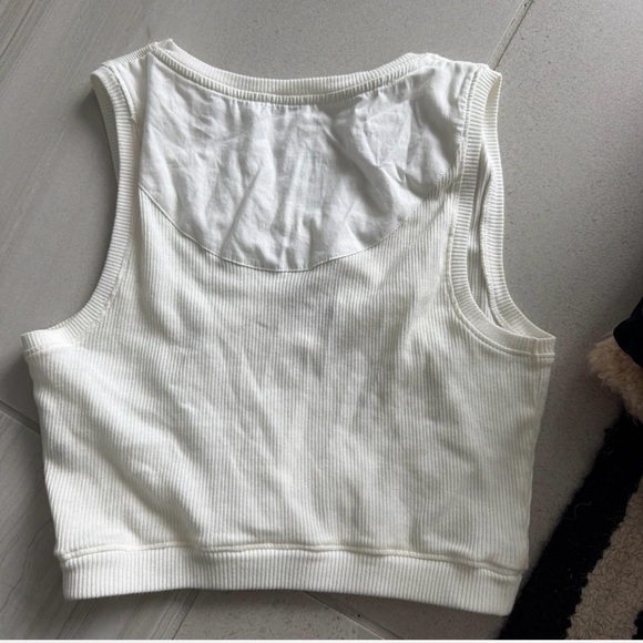 Loewe Cream Ribbed Tank Top - Picture 2 of 2